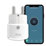 Prise Connectee Priska Mini 3 Fr-Wifi + Bt,Fonctions Avancees V3,10A,Compteur De Consommation,Compatible Alexa Et Google Home & Tuya Blanc/Transparent