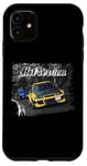 Coque pour iPhone 11 CP9A Racing CAR jaune vs bleu