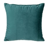 Coussin canape 40 x 40 cm, Turquoise - Coussin décoratif en Tissu Velours avec Rembourrage Doux - pour la Decoration Salon, Deco Chambre à Coucher, du Decoration Bureau, Deco Maison