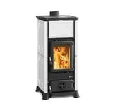 NORDICA EMILIANA Poêle À Bois Focolore En Fonte 6,5 kW 186 m3 Blanc