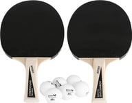 Butterfly Ping Pong Bat Set Butterfly Ovtcharov 2 Rack, 6 Bollar