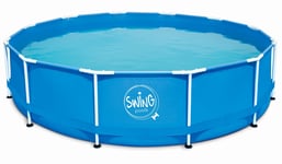 SWING Metal Frame Pool, Ø366x84cm, 7300 Liter