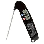 Lychico Digital Meat, Foldable Probe F/°C, Auto On/Off, Instant Read Food Thermometer Perfect for Grilling BBQ, Kitchen Cooking, Baking, Liquids, Air Fryer, 304 Stainless Steel