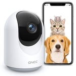 GNCC Pet Camera, Dog Camera, Pet Cameras with APP, Cat Camera 1080P, 360 Best UK