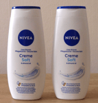 2 x NIVEA - Creme Soft & almond oil Care Shower. 250ml.