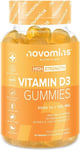 Vitamin D Gummies - High Strength 4000 IU Adult Vitamin D3 Gummies - Chewable Gu