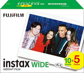 instax Pack de 50 Films Wide Blanc