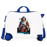 Disney Lightyear Valise pour Enfant Blanche 50 x 39 x 20 cm Rigide ABS Fermeture à Combinaison latérale 34 l 1,8 kg 4 Roues