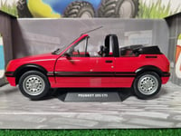 SOL1806201 - PEUGEOT 205 CTI 1986 Rouge - Solido - 1/18