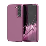 Samsung Galaxy S22 Coque de Protection Souple et Flexible en Gel de Silicone avec Protection Anti-Chute pour Appareil Photo Samsung Galaxy S22 Violet orchidée