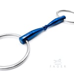 Fagers Titanium Single jointed Bar Relief Loose Rings bit - LILLY (Bett som varit uthyrt - 135 mm)