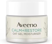 Aveeno Face Calm+Restore Oat Face Gel Moisturiser for Sensitive Skin 50ml