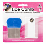 Metal Plastic Nit Hair Lice Comb Set Magnifier Remove Head Lice Eggs Effectively