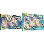 Pokémon TCG: Origin Forme Dialga VSTAR Premium Collection & TCG: Lucario VSTAR Premium Collection (2 Foil Promo Cards & 5 Booster Packs)