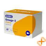 AMBIO Omega 3 Forte 60 Capsules Heart Eyes Vision Health Food Supplement EPR DHR