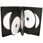 Dragon Trading® Lot de 25 boîtiers pour CD/DVD/Blu-ray Noir 27 mm