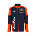 Veste Softshell Réplique De L'équipe Rbktm Racing Team Moto Gp Officiel - Homme - Bleu Orange