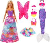 Barbie 18 Look Boîte Cassé Différents Poupée 30cm Ville de Corail Origine Mattel