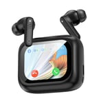 Avizar Écouteurs Bluetooth ANC avec Boitier Connecté Waterproof IPX5 Noir