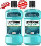 Listerine Antiseptic Mouthwash Cool Mint 1L x 2