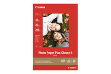 Canon Photo Paper Plus Glossy II PP-201 - fotopapper - blank - 20 ark - A3