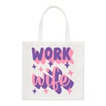 Work Wife Regular Tote Bag Love Joke Valentines Day Birthday Funny Gift Shopper