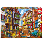 Educa - Puzzle de 2000 pièces pour Adultes | Rue Radieuse. Mesure: 96 x 68 cm. Contient Environ de la Colle Fix Puzzle. À partir de 14 Ans (19945)