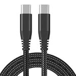 BIBTIM Câble chargeur USB C vers USB C 1M, 60W USB 2.0C câble de charge rapide compatible MacBook iPad Air 4 Galaxy S22 S21 Ultra S20 mi 11 Note 10 Pixel 6 5 4a Huawei Xiaomi Nintendo Xbox