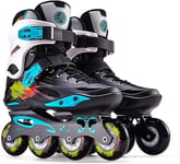 GYY Skates en Ligne, pelouses d'extérieur ABEC-9, Coffre-Fort et Durable avec des Patins de Maille Respirants, pour Les Filles et Les garçons, Les Hommes et Les Femmes Roller Patins