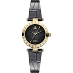 Vivienne Westwood Westbourne II Gold Case Leather Strap Ladies Watch VV092BKBK