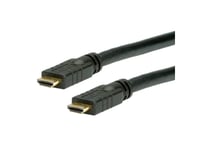 Verdi - Hdmi Med Ethernet-Kabel - Hdmi (M) Til Hdmi (M) - 25 M - Skjermet - Svart - 4K-Støtte