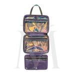 Huda Beauty WISHFUL Skincare Travel Bag makeup organizer pouch holographic GENUI