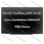 HP Pavilion x360 14-CD0011NR CD0005DX 14" FHD LCD Display Touch Screen Assembly