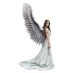 Nemesis Now Spirit Guide Anne Stokes Figurine d'ange en résine Blanc 24 cm