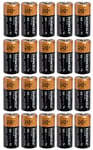 Lot de 20 Batteries au Lithium CR123A / CR17345 Original Duracel