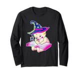 Kewpie Baby Witch Spider Magic Spell Tattoo Flash Long Sleeve T-Shirt