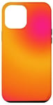 iPhone 12 Pro Max Pink Orange Aura Ombre Case