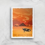 Sea Of Thieves The Devils Roar Giclee Art Print - A2 - White Frame