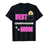 Cavapoochon in pocket Puppy Dog Lover cute Best Poodle Mom T-Shirt