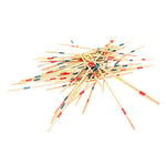 FLYPOP'S - Mikado - Jeu d'Adresse - 140781LIN - Multicolore - Bois - 2 à 6 Joueurs - Jouet Enfant - Jeux de Société - Jeux de Voyage - 18 cm x 1 cm - À Partir de 4 Ans