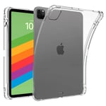 iPad Pro 11 (2024) - Ultraklart gummiskal - Hållare för styluspenna - Transparent