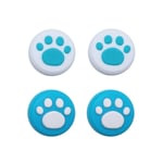 4 kpl Cat Paw Thumb Stick Grip Cap Cover PS3 / PS4 / PS5 / Xbox One / Xbox 360 -ohjaimen peliohjaimen ohjaussauvakotelon tarvikkeet