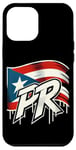 Coque pour iPhone 15 Pro Max Pr Porto Rico Flag Emblem Logo Graffiti Street Art Fun Cool