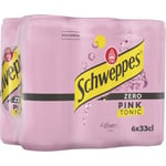 Schweppes Pink Tonic Zero Drinkmixer 6x33cl