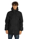 Brandit Men's Marsh Lake Parka - Black, L (Regular), Waterproof, Polyester, Fishing, Autumn/Winter