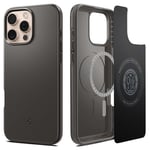 Spigen Thin Fit MagFit Case for iPhone 16 Pro Max, Compatible with MagSafe Accessories - Gunmetal