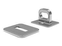 Compulocks Ledge Lock Adapter for MacBook Pro 16 (2019) with Keyed Cable Lock - Adapter för säkerhetslåsurtag - silver - med kabellås med tangenter - för Apple MacBook Pro 16 (Late 2019)