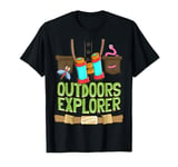 Outdoors Explorer Zookeeper Vest Bugs Binoculars Safari Kids T-Shirt