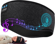 Bandeau Bluetooth Ecouteurs pour Dormir, Masque de Sommeil Bandeau Casque de Musique pour Hommes Femmes,Casque pour Dormir avec Ultra-Fins HD Stéréo pour Sport,Dormeurs Latéraux,Voyage