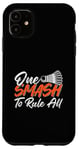 iPhone 11 Badminton Player Love Game One Smash to Rule All Case